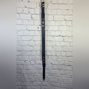 Hunters Run Navy Blue Vintage Belt